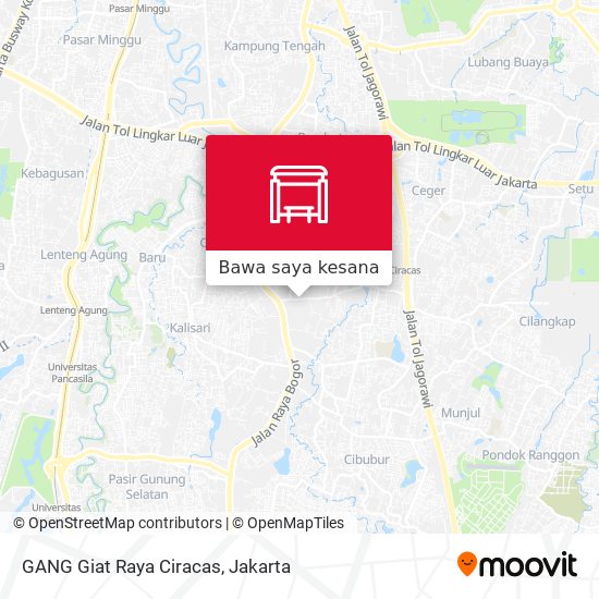 Peta GANG Giat Raya Ciracas