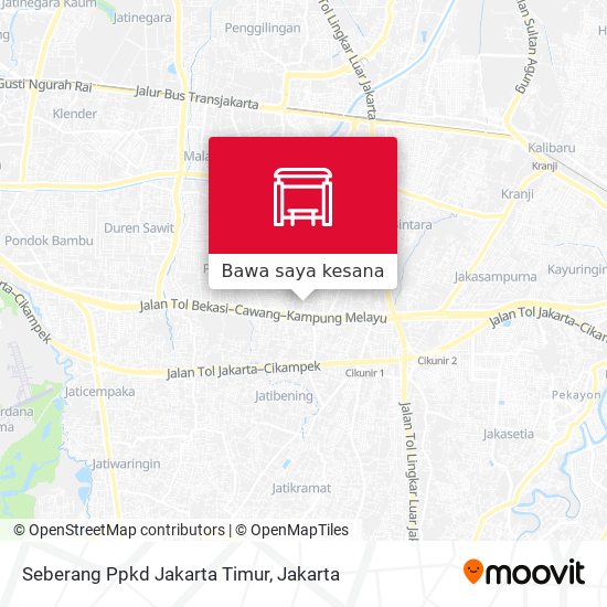 Peta Seberang Ppkd Jakarta Timur