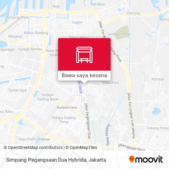 Peta Simpang Pegangsaan Dua Hybrida