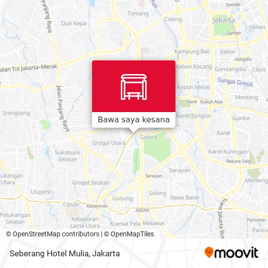 Peta Seberang Hotel Mulia
