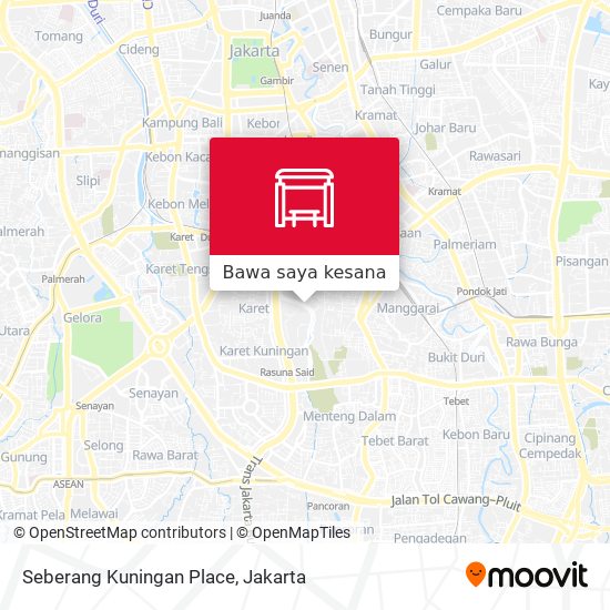 Peta Seberang Kuningan Place