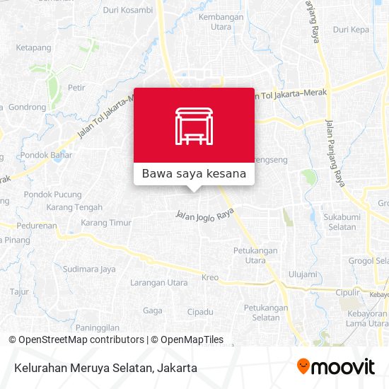 Peta Kelurahan Meruya Selatan