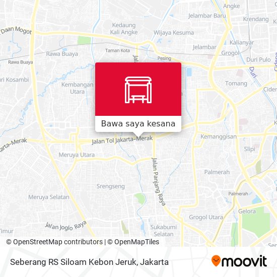 Peta Seberang RS Siloam Kebon Jeruk