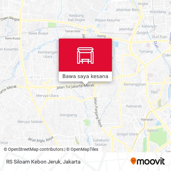 Peta RS Siloam Kebon Jeruk