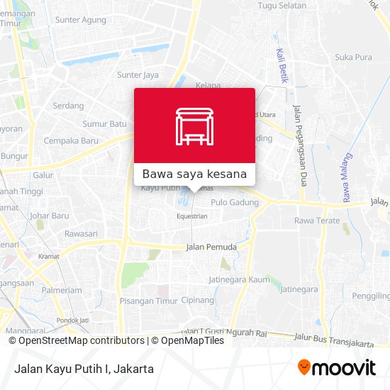 Peta Jalan Kayu Putih I