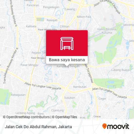 Peta Jalan Cek Do Abdul Rahman