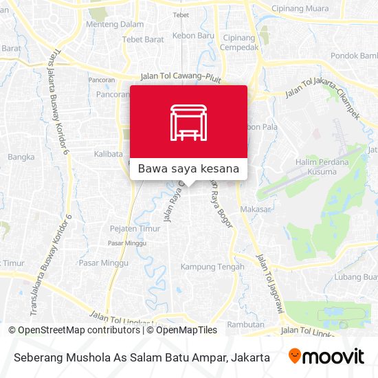 Peta Seberang Mushola As Salam Batu Ampar