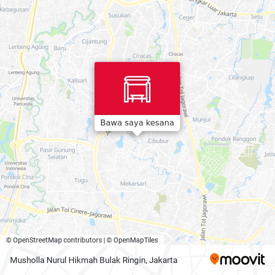 Peta Musholla Nurul Hikmah Bulak Ringin