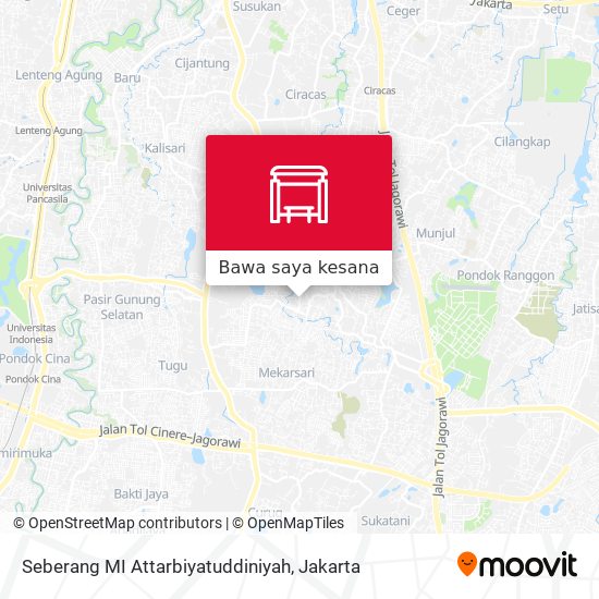 Peta Seberang MI Attarbiyatuddiniyah