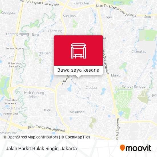 Peta Jalan Parkit Bulak Ringin