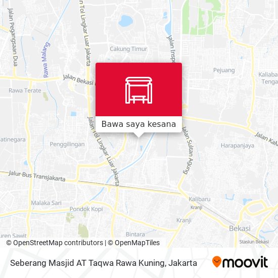 Peta Seberang Masjid AT Taqwa Rawa Kuning