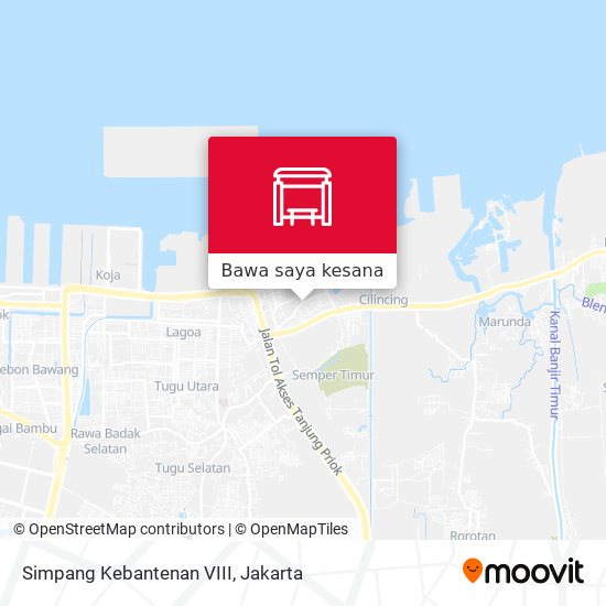 Peta Simpang Kebantenan VIII