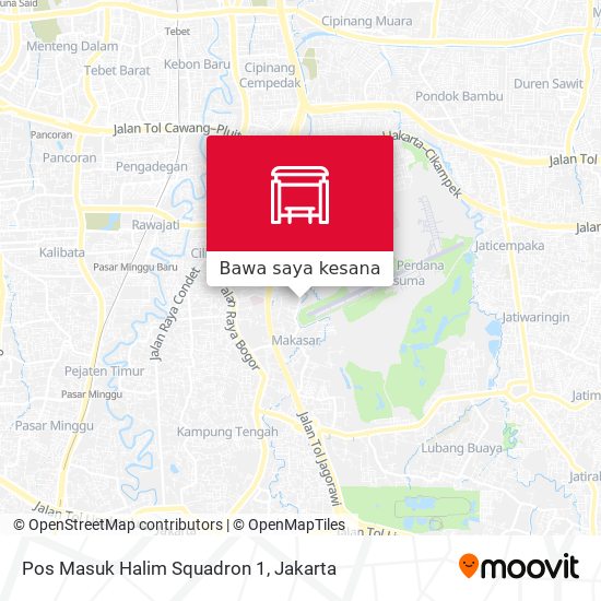 Peta Pos Masuk Halim Squadron 1