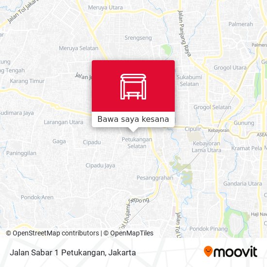 Peta Jalan Sabar 1 Petukangan