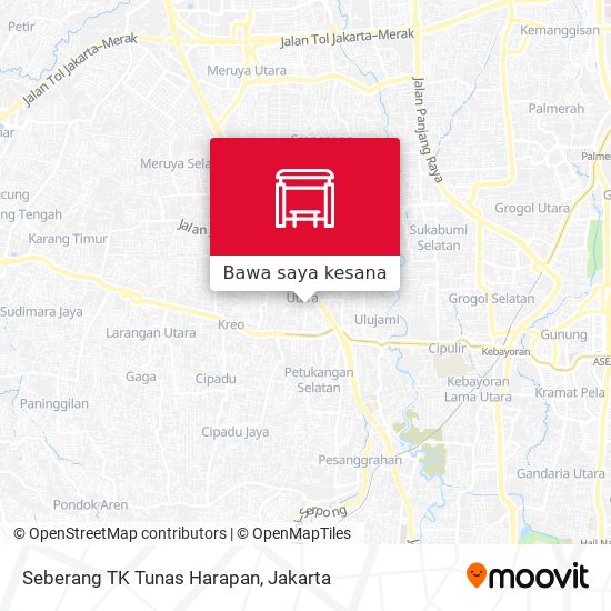 Peta Seberang TK Tunas Harapan