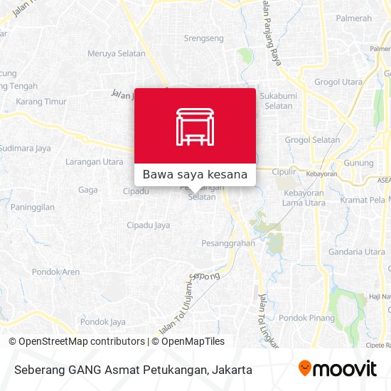 Peta Seberang GANG Asmat Petukangan