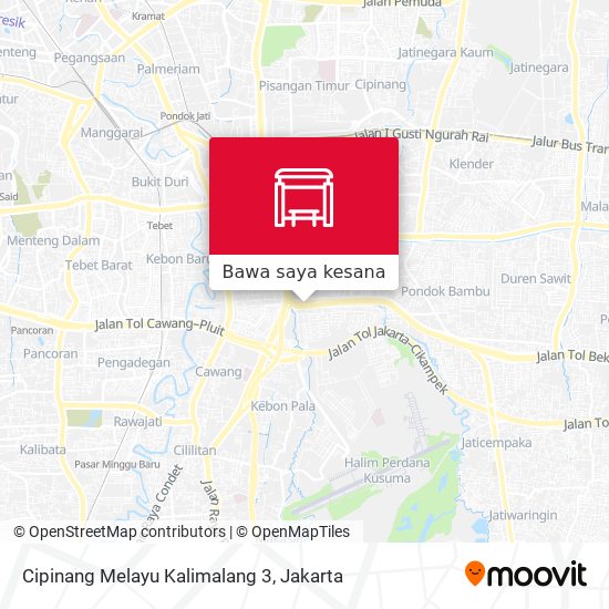 Peta Cipinang Melayu Kalimalang 3