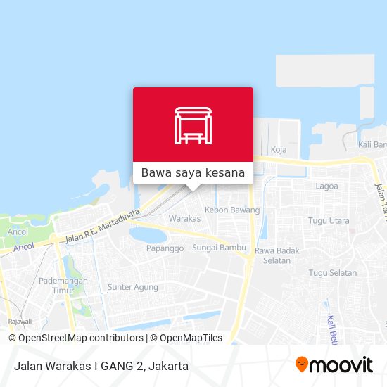 Peta Jalan Warakas I GANG 2