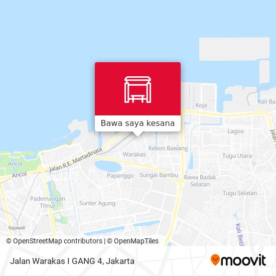 Peta Jalan Warakas I GANG 4