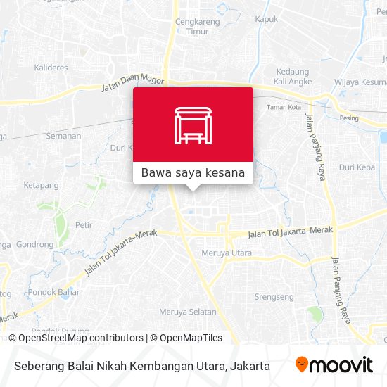 Peta Seberang Balai Nikah Kembangan Utara