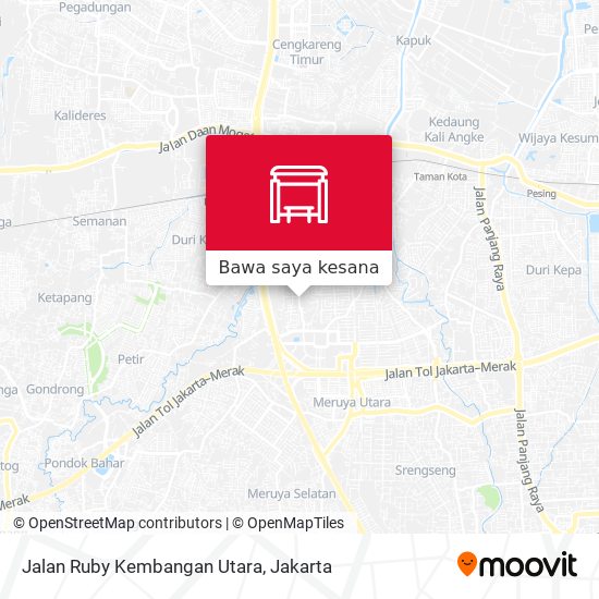 Peta Jalan Ruby Kembangan Utara