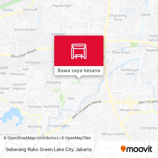 Peta Seberang Ruko Green Lake City