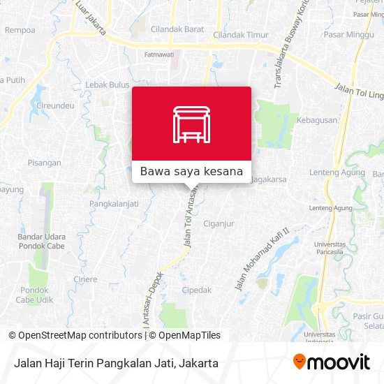 Peta Jalan Haji Terin Pangkalan Jati