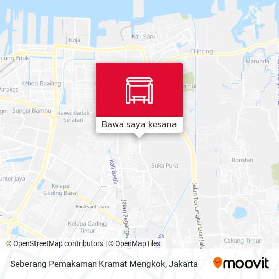 Peta Seberang Pemakaman Kramat Mengkok