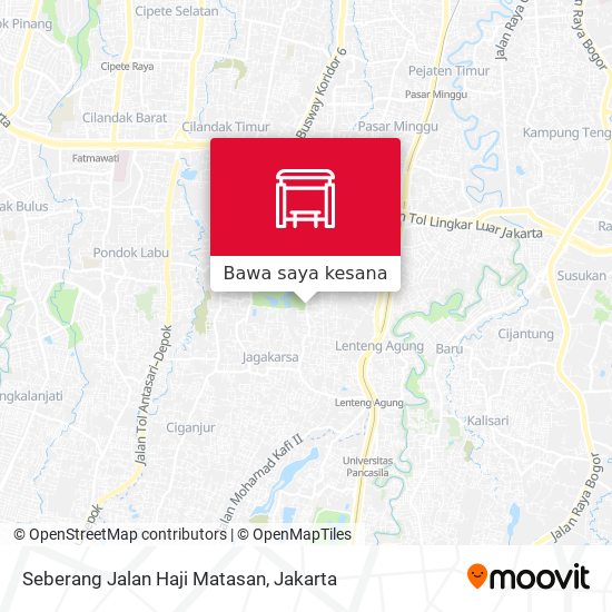 Peta Seberang Jalan Haji Matasan
