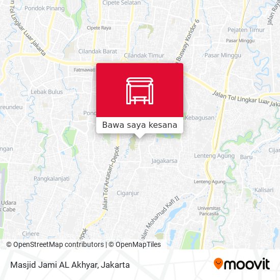 Peta Masjid Jami AL Akhyar