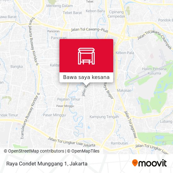 Peta Raya Condet Munggang 1