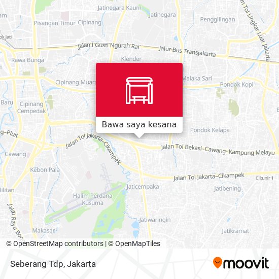 Peta Seberang Tdp