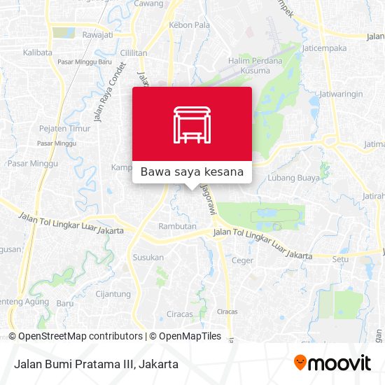 Peta Jalan Bumi Pratama III