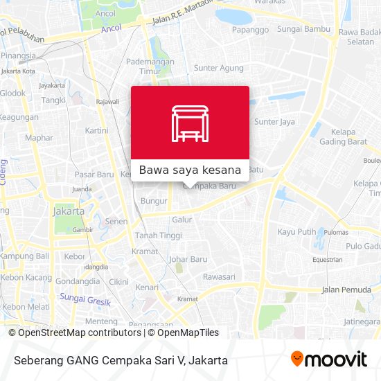 Peta Seberang GANG Cempaka Sari V
