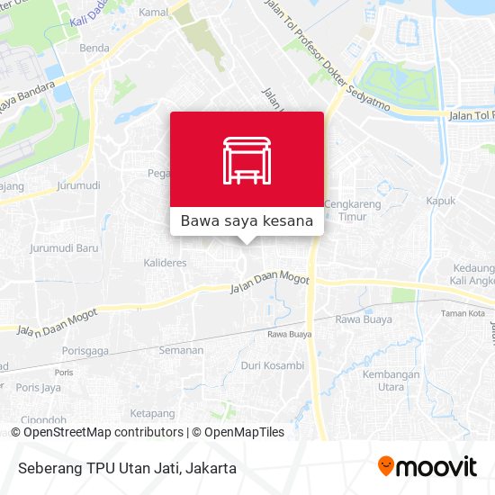 Peta Seberang TPU Utan Jati