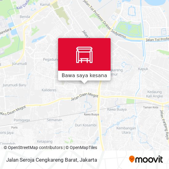 Peta Jalan Seroja Cengkareng Barat