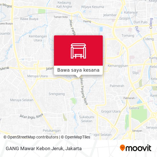 Peta GANG Mawar Kebon Jeruk