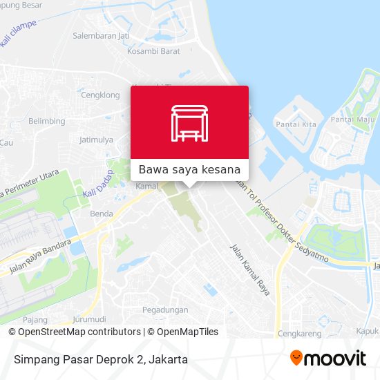 Peta Simpang Pasar Deprok 2