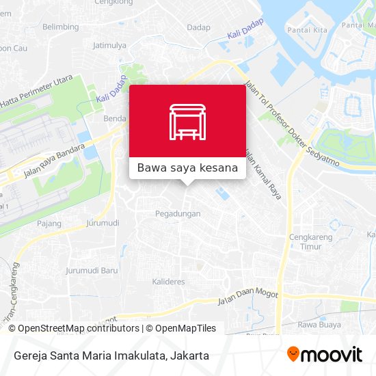 Peta Gereja Santa Maria Imakulata