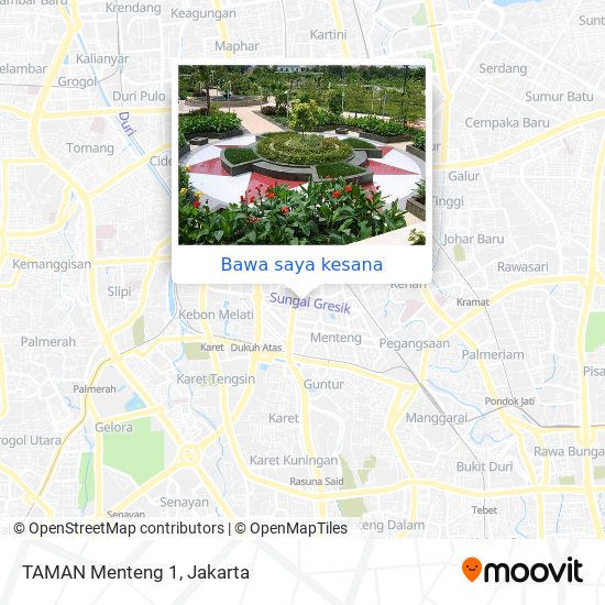 Peta TAMAN Menteng 1