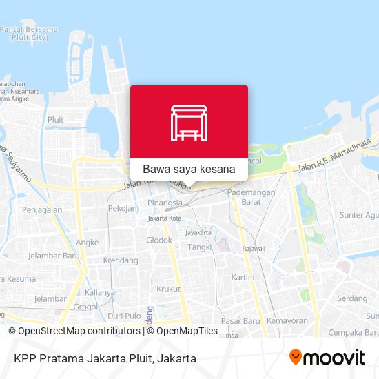 Peta KPP Pratama Jakarta Pluit