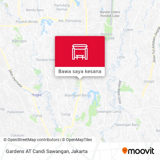 Peta Gardens AT Candi Sawangan