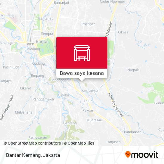 Peta Bantar Kemang