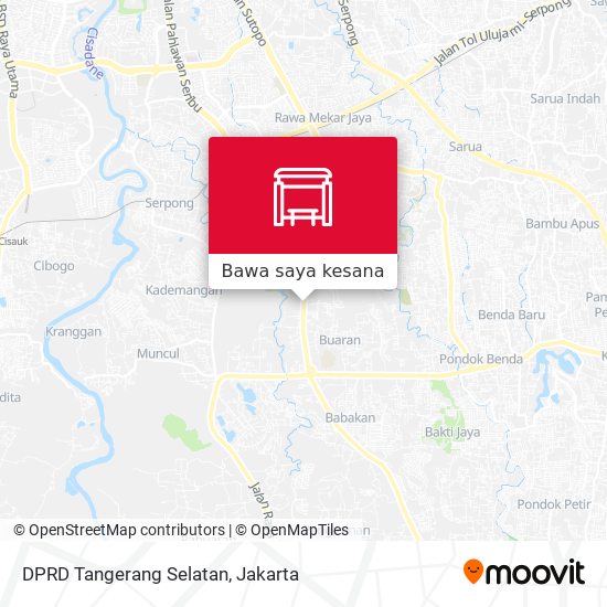 Peta DPRD Tangerang Selatan