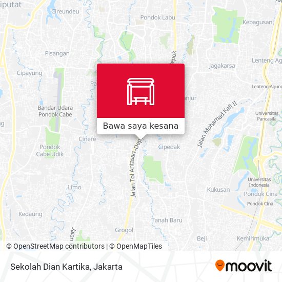 Peta Sekolah Dian Kartika