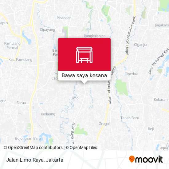 Peta Jalan Limo Raya