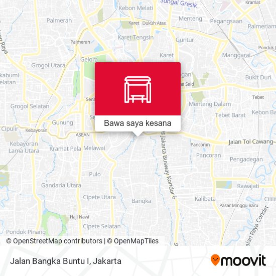 Peta Jalan Bangka Buntu I