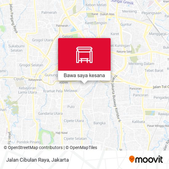 Peta Jalan Cibulan Raya