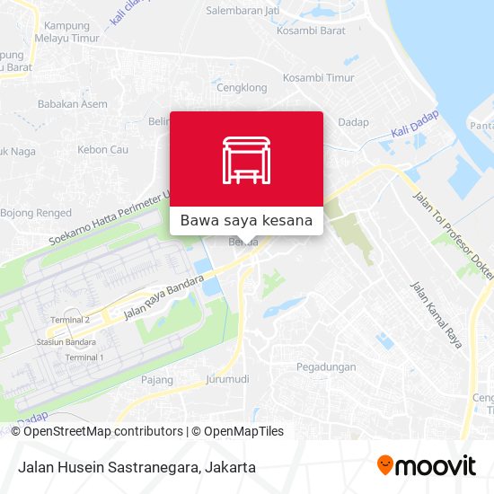 Peta Jalan Husein Sastranegara