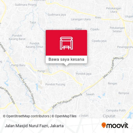 Peta Jalan Masjid Nurul Fazri